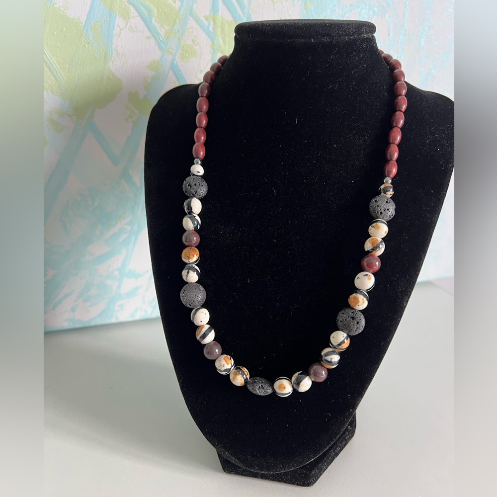 “Sahara” Gemstone Necklace by JILpeaces
